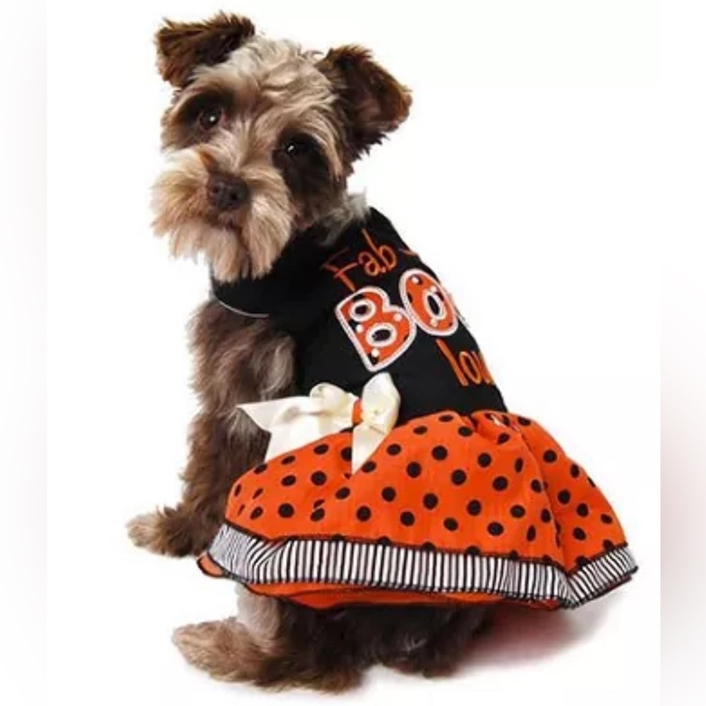 Fab BOO lous Dog Dress/Leash (XS)